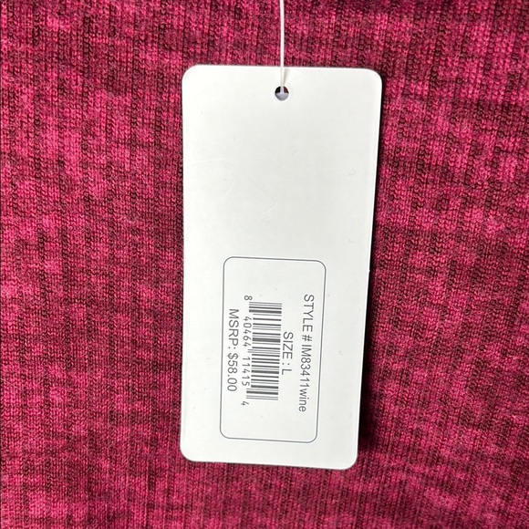 Isaac Mizrahi Casual Burgundy NWT  Lounge Set Burgundy Wine Color - Picture 5 of 16